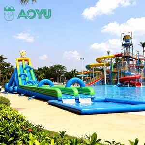 <span class=keywords><strong>Toboggan</strong></span> aquatique <span class=keywords><strong>gonflable</strong></span> AOYU pour adultes et enfants avec grande <span class=keywords><strong>piscine</strong></span> à éclaboussures, équipement de parc aquatique commercial pour la location - Product Image 1