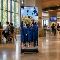 Écran d'affichage LED portable P2 3840Hz contrôlé par WiFi pour événements universitaires, affichage d'informations, solutions de projets