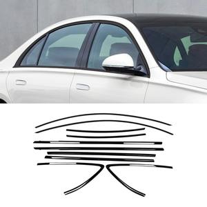 Tira Decorativa para Ventana de Coche, Marco de Puerta Exterior de Acero Inoxidable para Mercedes Benz Clase S 2013-2020, Kit de Carrocería, Accesorios para Coche - Product Image 1