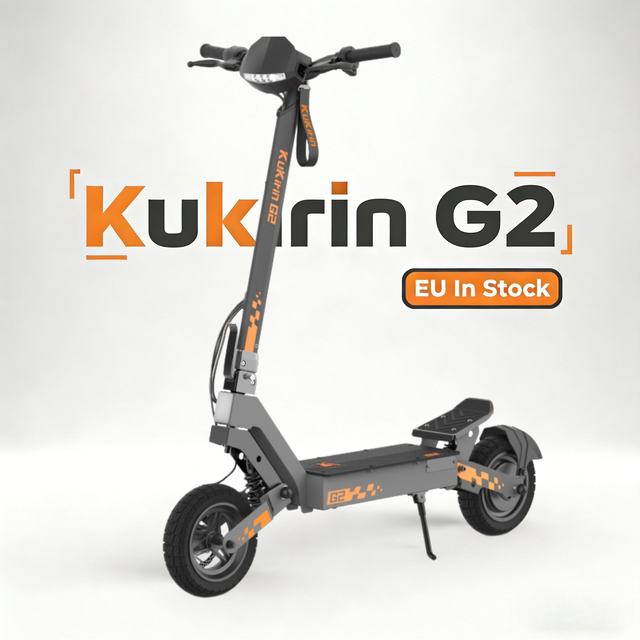 KuKirin G2 Electric Scooter 55km Long Range 45km/h Max Speed LED Display Foldable E Scooter for Commute
