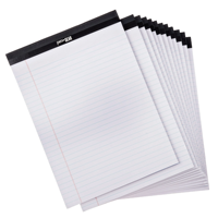 Bloc-notes A6/A5/A4 Bloc-notes à large ligné 8.5x11 Papier jaune canari Micro perforé Écriture bloc-notes juridiques