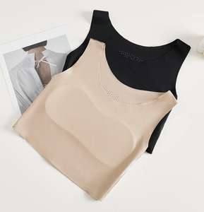 Soutien-gorge mince confortable respirant tricoté de style quotidien sans trace naturel tombant tasse push-up résistant à la transpiration - Product Image 2