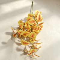 3 Fourchettes de feuilles de plantes artificielles, branche verte artificielle pour la décoration intérieure et extérieure du jardin et de la maison