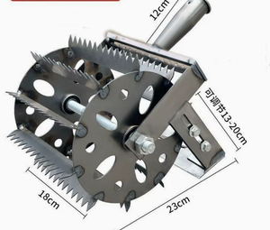 Azada Motorizada con Ruedas y Empuñadura, con Bordes Dentados y Ancho Ajustable para Eliminar Hierba, Remover Tierra y Uso Agrícola - Product Image 4