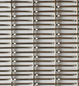 Maille architecturale en fil <span class=keywords><strong>d</strong></span>'acier inoxydable à interverrouillage horizontal poli miroir, tissu métallique <span class=keywords><strong>d</strong></span>écoratif minimaliste - Product Image 3