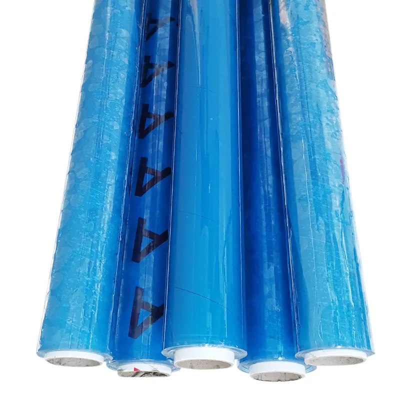 PVC foglio materiale palificazione pellicola trasparente rotolo di plastica foglio per mobili morbido flessibile Hd trasparente In rotolo di vinile