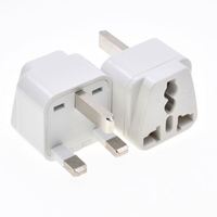 Adaptateur de voyage britannique pour prise TYPE G avec prises électriques au Royaume-Uni, à Hong Kong, en Irlande, en Grande-Bretagne et en Écosse