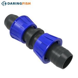 ตัวล็อคระบบชลประทานพลาสติก16มม. แบบทันสมัยวัสดุ PP ตัวเชื่อมต่อเทปแบบหยดอุปกรณ์สำหรับสวน - Product Image 3