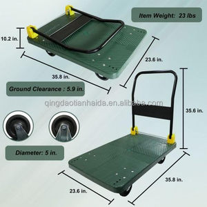 Chariot à main robuste pliable en acier industriel 200/400 kg pour entrepôt et stockage - Product Image 5
