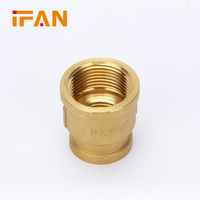 IFAN 1/2''-2'' CW617 Raccord en laiton à filetage femelle et mâle, réducteur égal, coude, coupleur, connecteur, union, raccord en T, bouchon, adaptateur, raccord à embout, raccord en laiton
