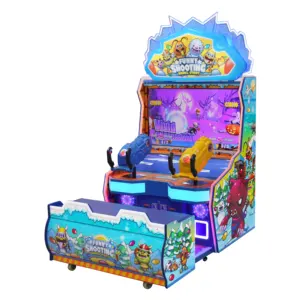 Arcade itici ateşli silah oyun makinesi sikke çocuklar için Video oyun makinesi kumandalı