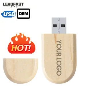 LEVOFAST Usine Vente en gros Stylo en bois Flash Disk Cadeaux 8gb 16gb 32gb 64gb 128gb USB3.0 2.0 Flash Drive
