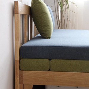 Canapé-lit moderne en bois avec chargeurs USB, meubles de salon, canapé-lit en bois, canapé-lit futon - Product Image 5