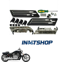 Serrure de coffre latéral de moto en acier inoxydable INMT pour modèles Touring/Street/Road King FLHRC - Remplacement en gros d'usine