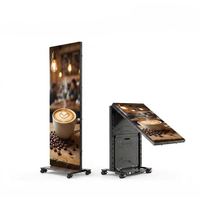 Écran LED P1.86 HD couleur Wi-Fi personnalisé pour intérieur/extérieur, machine publicitaire électronique pliable et portable