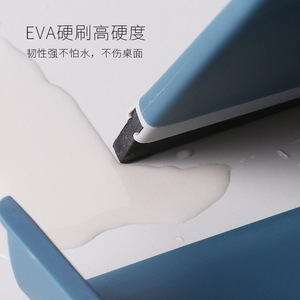 Juego de cepillos de limpieza de escritorio Kafei Shi con escobilla de goma y recogedor para cafetería y hogar, diseño de etiqueta de limpieza de mini escoba - Product Image 3