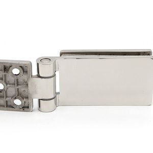 Clip de Fijación para Puerta de Ducha sin Marco, Rectangular, de Acero Inoxidable, con Superficie de Espejo Brillante, Modelo F 4001 - Product Image 3