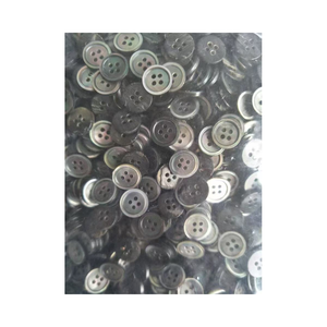 Mỏng Viền 4-Lỗ Đen Mẹ Ngọc Trai Shell Nút Cho Áo Sơ Mi Cardigans-Mô Hình Hình Chữ Nhật Kỹ Thuật Mạ Giới Hạn Thời Gian Tại Chỗ - Product Image 4