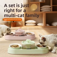 Nouveau Distributeur Automatique Intelligent de Nourriture et d'Eau pour Animaux de Compagnie, Alimenté par Prise Murale, pour Chats et Chiens, Fournitures pour Animaux Domestiques, Source Transfrontalière