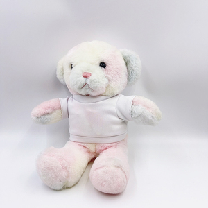 Venta al por mayor de la sublimación de peluche oso de peluche camiseta marca su logotipo personalizado lindo peluche suave oso de peluche juguetes de peluche - Product Image 5
