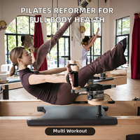 Tour de poulies Pilates en bois durable pour studio commercial de Pilates et de Yoga, pour l'entraînement complet du corps et l'expansion des capacités de santé vertébrale