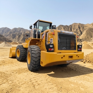 รถตักล้อยาง CAT 966H มือสอง รถตักหน้า 6 ตัน เครื่องยนต์ Denison ระบบไฮดรอลิก สีเหลือง สำหรับงานหนัก งานก่อสร้าง กำลัง 211 กิโลวัตต์ - Product Image 1