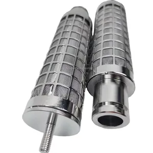 5 elemen Filter minyak metalik mikron untuk peralatan filtrasi generator Diesel dan tambahan