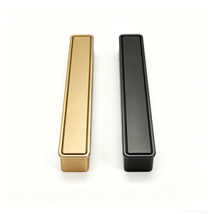 Aluminum Alloy Buckle Handles Slotted Handle Modern Design Cabinet Wardrobe <strong>Door</strong> <strong>Knob</strong> Embedded Pull - Product Image 1