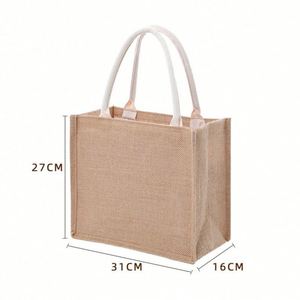 Bolsas de Compra de Yute Personalizadas Baratas |   Regalos Promocionales de Bajo Costo para Exposiciones |   Precio de Fábrica para Pedidos al por Mayor - Product Image 5