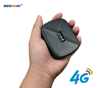 Traceur GPS automobile portable 4G BW906A avec batterie grande capacité 5000 mAh, à fixer sur le toit des véhicules