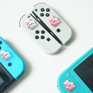 Kit de poignées de pouce en Silicone souple AKSW-189 pour Nintendo Switch Lite OLED housse de manette de protection en caoutchouc - Product Image 1