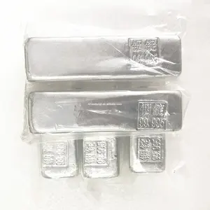 High Purity Indium 99.995% 99.99% Indium Ingot 4n5 Indium For Sale