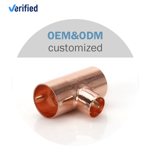 Tee all'ingrosso rosso rame forgiato raccordo riducente per condizionatore d'aria pezzi di ricambio HaiLiang T54 * 42*54 - Product Image 4