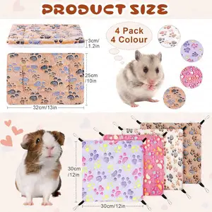 Set 8 pezzi piccola gabbia per animali domestici amaca materasso zucchero cassa di scorrimento cane cuccia Pad furetto appeso accessori