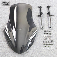 Pare-brise noir de haute qualité, accessoires de moto, pièces de pare-brise de moto pour Yamaha NMax 125 155 2015-2018