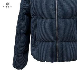 Manteau bouffant à rayures verticales pour jeune garçon Vêtements décontractés Personnalisation de l'usine <span class=keywords><strong>Veste</strong></span> chaude en duvet de canard blanc pour hommes - Product Image 6