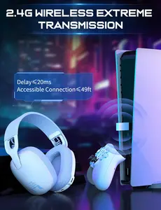 <span class=keywords><strong>ONIKUMA</strong></span> B2 7,1 <span class=keywords><strong>PRO</strong></span> Auriculares con sonido envolvente para juegos Auriculares con diadema ajustable LED de alta calidad con micrófono - Product Image 2