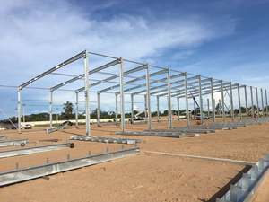 Structure en acier préfabriquée bon marché entrepôt usine atelier stockage hangar en métal usines à ossature en acier bâtiment magasin d'histoire - Product Image 4
