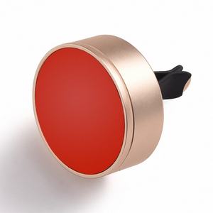 Low Price Simple Design Gold Plated Round Metal Car Fragrance - Product Image 6
