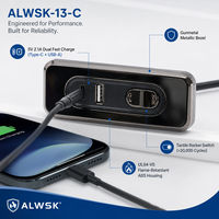 Interrupteur électrique brillant pour fauteuil inclinable avec chargeur USB 5V 2.1A, télécommande rapide pour canapé électrique et fauteuil releveur, expédition rapide
