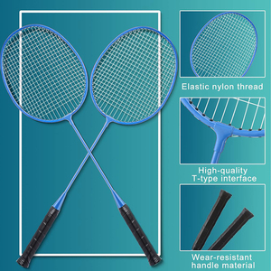 Ensemble <span class=keywords><strong>de</strong></span> raquettes <span class=keywords><strong>de</strong></span> <span class=keywords><strong>badminton</strong></span>, raquettes professionnelles légères avec sac <span class=keywords><strong>de</strong></span> transport pour les jeux en plein air pour la famille et les adultes - Product Image 5