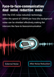 Casque de moto avec interphone <span class=keywords><strong>TMAX</strong></span> PRO 1200M 5.1 Group, partage de musique, voix 16KHZ, autonomie de 7 jours - Product Image 5