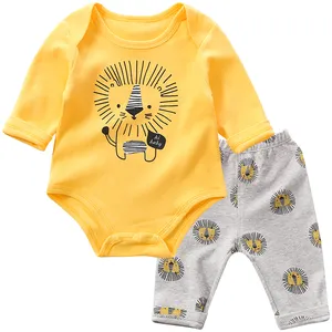 Set di Abbigliamento per Neonati, Pigiama per Bambini, Vestiti per Ragazzi, Pronta Consegna dalla Fabbrica, Ecologico, 2 Pezzi a Maniche Lunghe Casual - Product Image 1