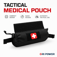 Pochette médicale en nylon ORI-POWER avec logo personnalisé, compatible MOLLE, trousse de traumatologie compacte d'urgence avec garrot et ciseaux