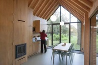 Petit abri d'auto en bois imperméable de maison de cabine pour le matériel durable de conteneur de promotion