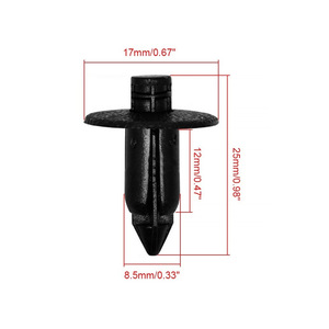 Remaches de Plástico Universales para Automóviles, Clip de Empuje de 8mm para Reparación de Paneles de Acabado, 50 Unidades - Product Image 2