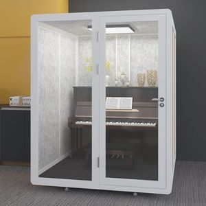 Cabine téléphonique acoustique <span class=keywords><strong>portable</strong></span> multifonctionnelle moderne, insonorisée, pour bureau, école, réunion, pod, maison, jardin, cabine d'appel, stockage, hôtels - Product Image 4