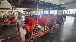 Petit train électrique, voiture touristique, nouveaux équipements de terrain de jeux, équipement de parc d'attractions, train électrique sur rail personnalisé - Product Image 6