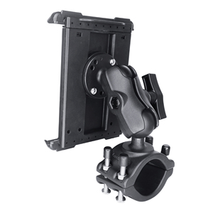 Support de guidon réglable à 360 degrés compatible avec tablette de 230 x 130 mm, épaisseur 15 mm - Product Image 1