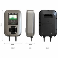 Estación de Carga para Vehículos Eléctricos en Edificios de Oficinas, Wallbox Nivel 2 AC, 7KW 22KW, OCPP, RFID, Tipo 2, CE, Control por Aplicación, Pantalla LCD, WrightCharge